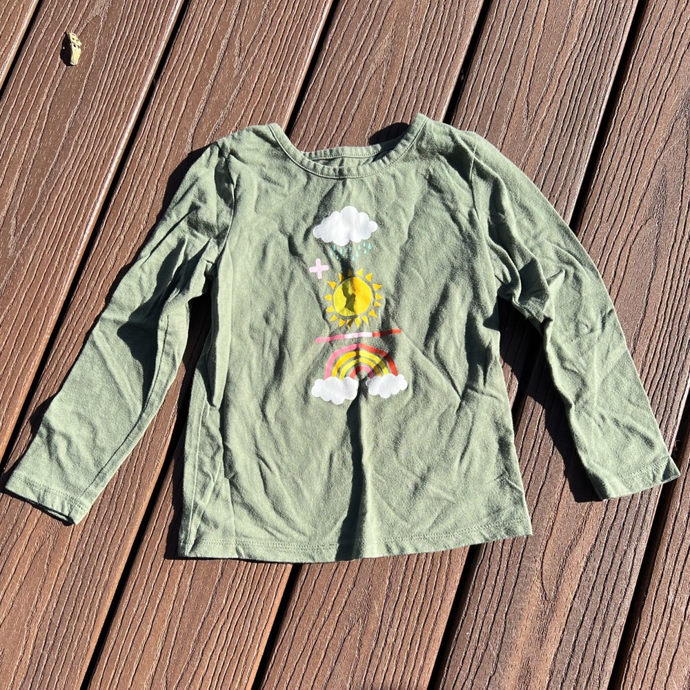 Okie dokie rainbow 🌈 shirt - 4T